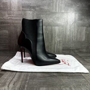 Christian Louboutin Chelsea Chick Red Sole Stiletto Boots EURO 36/5